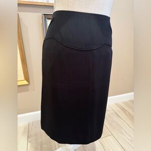NWT! HARVE BENARD Black Pencil Skirt